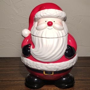 Santa Cookie Jar St Nicholas Square Snowball Buddy